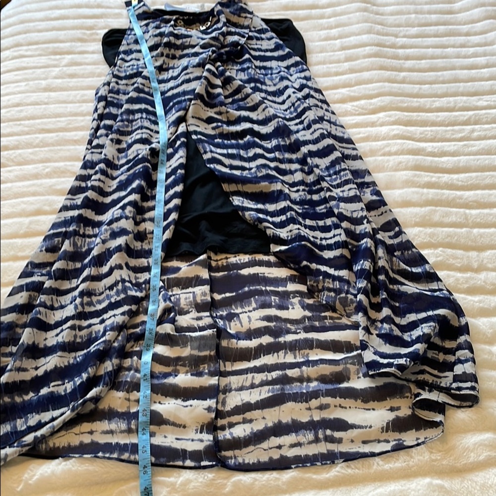 Point Zero Navy and White Sleeveless Maxi Dress, size medium - Picture 13 of 15